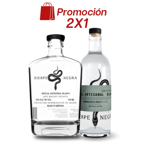 Mezcal Sierpe Negra Ancestral Espadín 45% Alc. Vol.