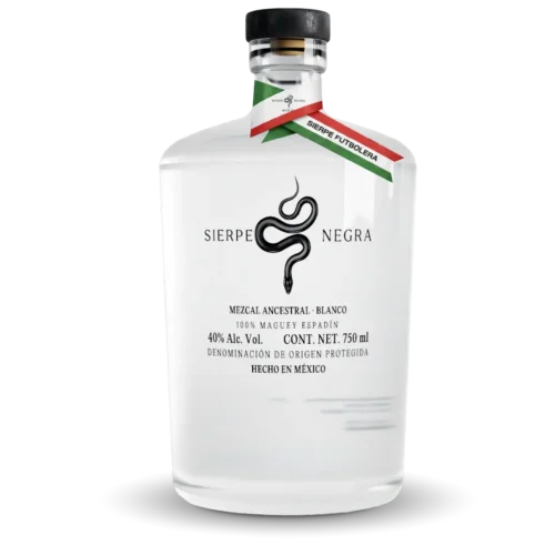 Mezcal Sierpe Negra Ancestral Espadín 45% Alc. Vol. Edicion Futbolera