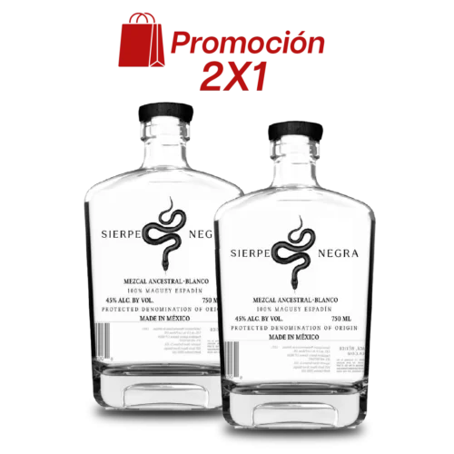 2 x 1 Mezcal Sierpe Negra Ancestral Espadín 45% Alc. Vol.